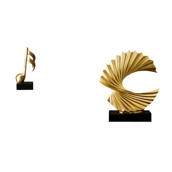 Escultura de resina, figura creativa, adorno de mesa, centro de mesa abstracto para escritorio, dormitorio, sala de estar, chimenea, regalo de inaugur