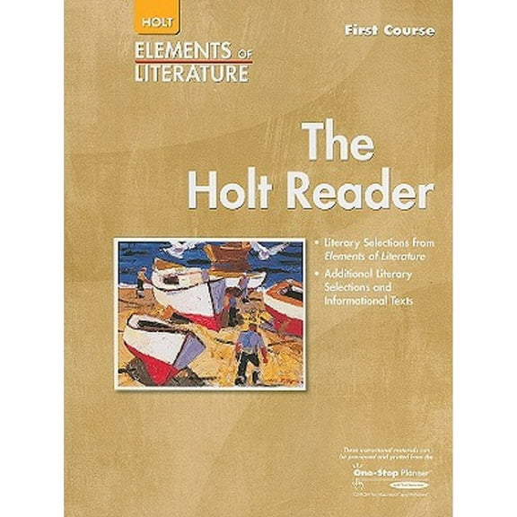 Elements of Literature: Holt Reader, Grade 7, First Course