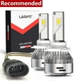 thumbnail image 3 of Lasfit 9005 LED Headlight Bulbs for 2018 2019 2020 Ford F-150 High Beam, 60W 6000LM 6000K White (Pack of 2), 3 of 9