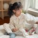 thumbnail image 3 of Conjunto de pijamas informales de Navidad para niños y niñas, ropa de dormir Floral de manga larga para niños pequeños, trajes de 2 piezas de Piyamas, otoño, 3 of 3