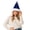 Navy-17.72in/12.60in, variant on Wiyuqeen Red Plush Christmas Hat with Jingle Bell Detail Unisex Santa Cap Festive Party Classic Santa Style Headwear for Xmas Decorations Holiday Photo Accessory for Celebration Events