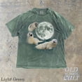 thumbnail image 2 of Three Seals and Full Moon Graphic Print T-Shirt | Vintage Ocean Animal Tee | Retro Marine Wildlife Unisex Top, 2 of 7
