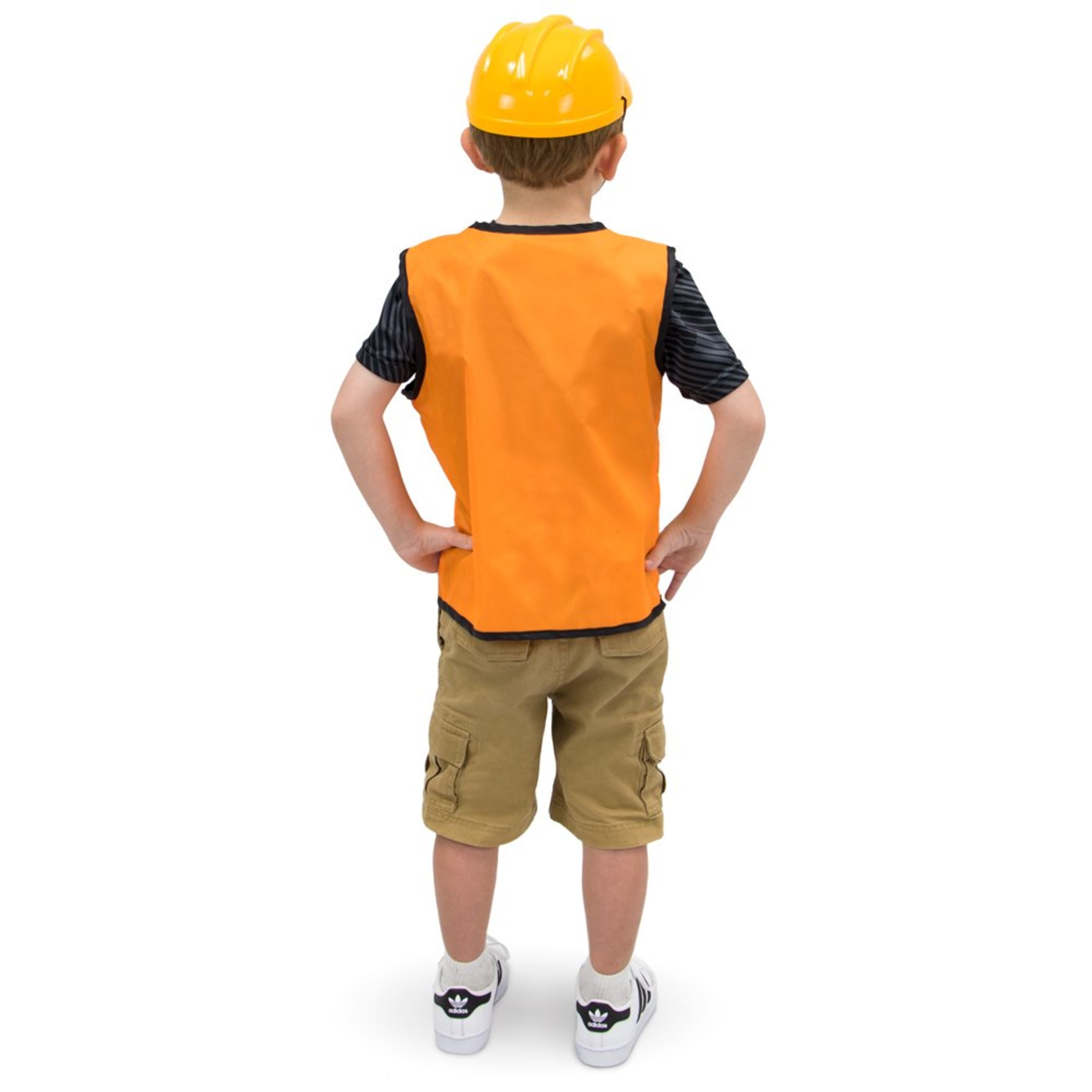 Construction Worker Children's Halloween Dress Up Roleplay Costume YS 3-4 - image 2 of 7