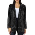 thumbnail image 1 of Women Sequin Jacket Blazer Casual Open Coat, 1 of 5