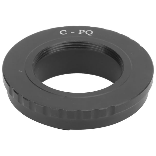 Adaptador De Lente Y Tapa Trasera, Amplia Compatibilidad Ajuste Sin Problemas Adaptador De Lente C-PQ Prevención De Oxidación Para Cámara Pentax Q