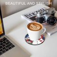 thumbnail image 6 of Navy Blue Snowman Christmas Coasters Set of 4, Absorbent Coasters for Drinks, Xmas Snowflake Birds Berry Winter Coaster for Desk Coffee Table Protection, Home Decor House Warming Gifts 4", 6 of 8