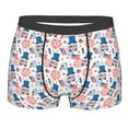 thumbnail image 5 of Uemuo American Gnomes Pattern Men's Boxer Briefs,Trunk Anti-Chafing,Comfortable, Durable, and Stylish Underwear-, 5 of 9