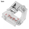thumbnail image 3 of 5pcs Adjustable Presser Feet Bias Binder Sewing Machine Attachment Accessory, 3 of 14