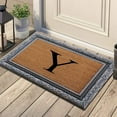 thumbnail image 6 of A1HC First Impression Rubber and Coir Albena 24" X 36" Bronze Finished Heavy Duty Monogrammed Doormat, 6 of 8