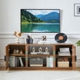 thumbnail image 3 of LEFHDA 60-inch Mid Century Modern TV Stand with Fluted Design & 2 Storage Cabinets, Entertainment Center for TVs up to 75" with Adjustable Shelf and Cable Management, 3 of 9