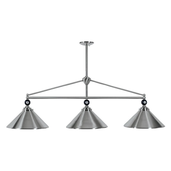 Traditional Style 54" 3 Shade Billiard Light Fixture