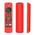 thumbnail image 2 of Funda de silicona para control remoto por voz con cordón y control remoto por voz para Fire TV Alexa, color rojo, 2 of 9