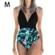 thumbnail image 4 of Soidarity Traje de baño de mujer Traje de baño de moda Traje de baño de moda Verde + Flor blanca S Deportes acuáticos Flor negra + verde METRO Soidarity OD021064-17, 4 of 5