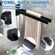 thumbnail image 2 of Dww-porte Serviette Noir ,barres Porte-serviettes Auto-adhsif Support De Serviettes En Acier Inoxydable 39cm Pour Salle De Bain Ou Cuisine Sans Percag, 2 of 5