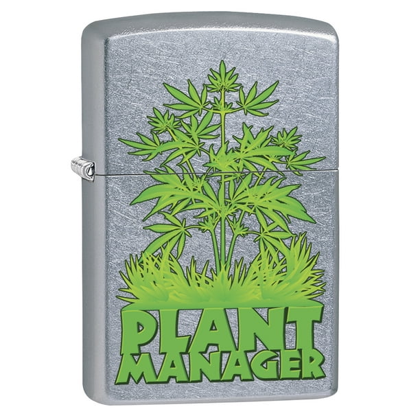 Zippo Lighter Plant Manager, Weed Street Chrome 79440