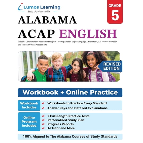 Alabama Comprehensive Assessment Program Test Prep: Grade 5 English Language Arts Literacy (ELA) Practice Workbook and F, (Paperback)
