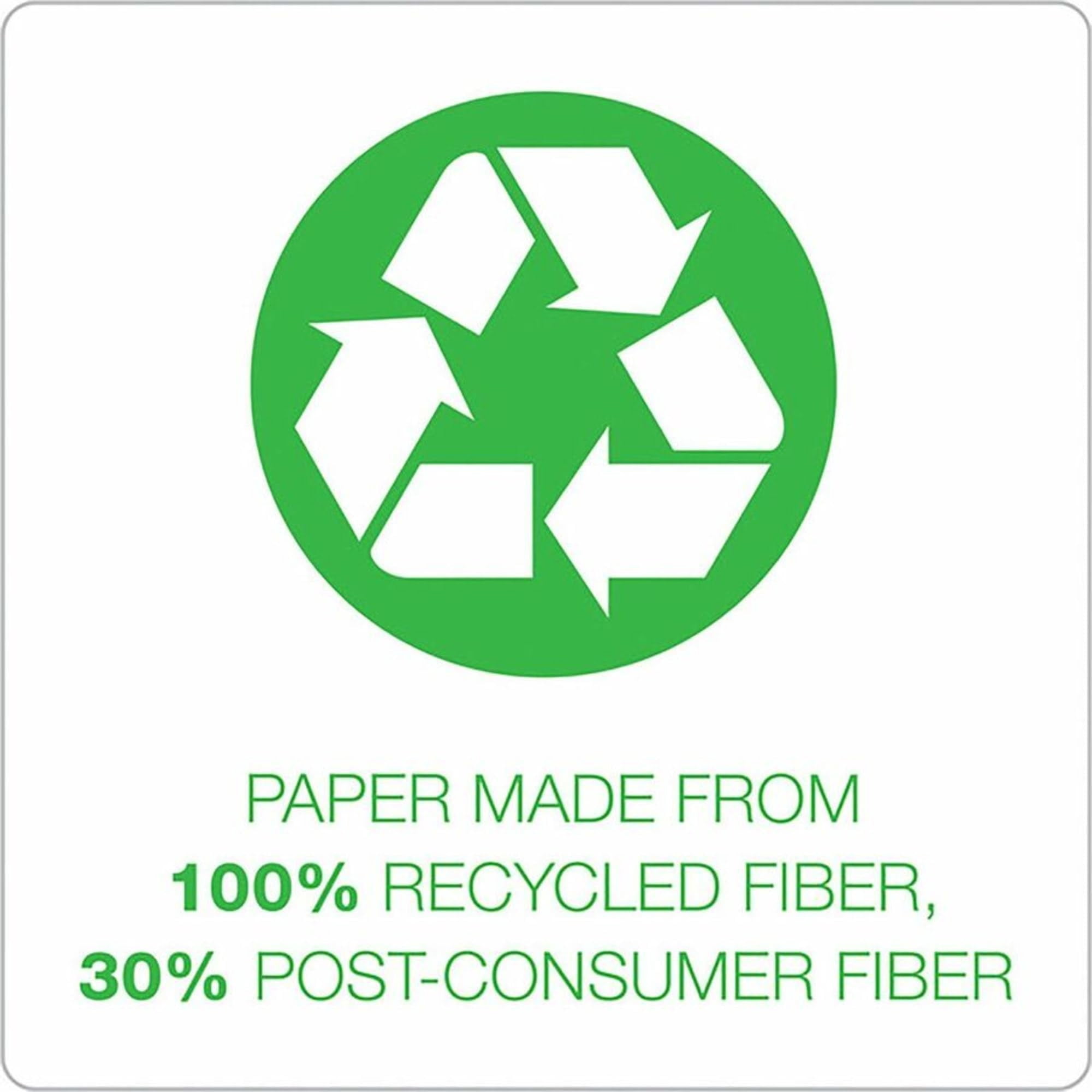 TOPS 74840 50 Sheet Second Nature 5 in. x 8 in. Narrow Rule Recycled Ruled Pads - Canary (1 Dozen)