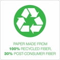 thumbnail image 6 of TOPS 74840 50 Sheet Second Nature 5 in. x 8 in. Narrow Rule Recycled Ruled Pads - Canary (1 Dozen), 6 of 9
