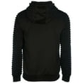 thumbnail image 4 of True Rock Men's Pyramid Textured Full Zip Hoodie (Large, Black), 4 of 4