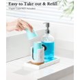 thumbnail image 4 of Luxspire Cup Dispenser For Bathroom, 3oz Cup Dispenser, Marble Resin Cup Holder, Disposable Paper Cup Holder for Bathroom, Cotton Pad Holder, Guest Bathroom Essentials, Marble White, 4 of 7