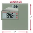 thumbnail image 2 of Taylor Glass Digital Bathroom Weight Scale with Sage Finish, 2 of 6