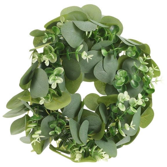 Raindrops Artificial Garland Eucalyptus Plant Wreaths Flower Front Door Wedding Decor Green