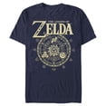 thumbnail image 1 of Camiseta Nintendo Zelda Cir para hombre azul marino, talla L, 1 of 1