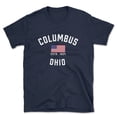thumbnail image 1 of Columbus Ohio Patriot Men's Cotton T-Shirt, 1 of 1