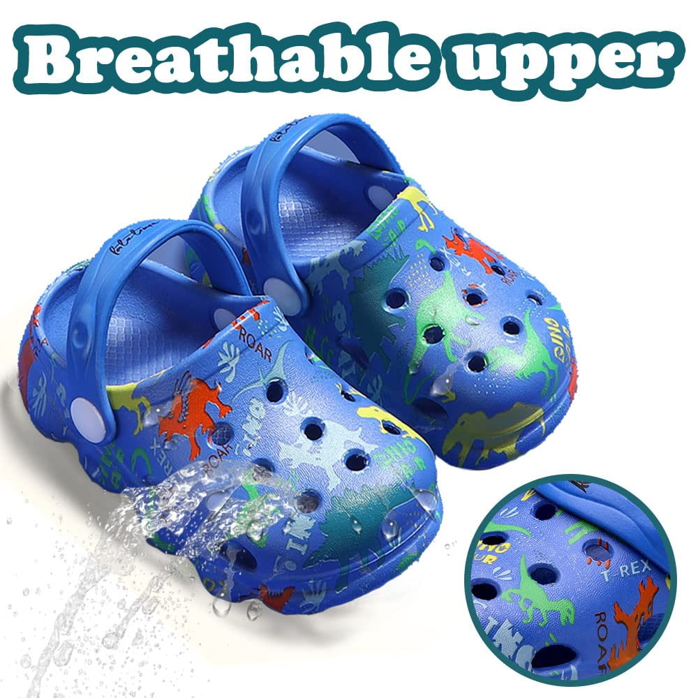 Drecage Toddler Garden Clogs for Boys Girls Slip on Beach Sandals Kids