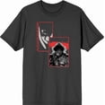 thumbnail image 4 of It Chapter 2 Pennywise Screengrab Collage Men's Charcoal Crew Neck Short Sleeve Tee-Medium, 4 of 6