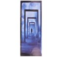 thumbnail image 2 of Pegatinas para puerta, papel tapiz, 2 piezas, pegatinas 3D para puerta, decoración, calcomanías extraíbles para puerta interior, rendimiento inigualable, 2 of 12