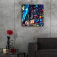 thumbnail image 5 of Epic Art 'City Night' by Grey, Acrylic Glass Wall Art, 24"x24", 5 of 8