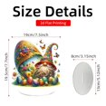thumbnail image 3 of Aqestyerly Tapis de Table en Acrylique Œufs de Pâques, Tapis de Placement Transparent Rond de 12 Pouces pour Fête de Pâques Décoration de Maison de Printemps, Décoration de Table Réutilisable Durable, 3 of 6