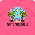 thumbnail image 4 of Inktastic Summer Vacation in Fort Lauderdale Youth T-Shirt, 4 of 5