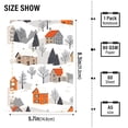 thumbnail image 2 of FORMRS 1-Subject Spiral Notebook 8" x 5" College Ruled 60 Refillable Sheet A5 Hard Cover, 2 Pack, Beige Snow Houses, 2 of 7