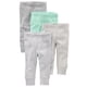 thumbnail image 1 of Pantalones de algodón para bebés Simple Joys by Carter's de 0 a 3 meses (paquete de 4), 1 of 1