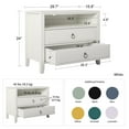 thumbnail image 4 of Her Majesty 2 Drawer Nightstand, Lavender, 4 of 8