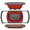 Red, variant on Colander collapsible, Colander Strainer Over The Sink Vegetable Fruit Strainer Basket (6 Quart) with Extendable Handles, New Kitchen Essentials - Red