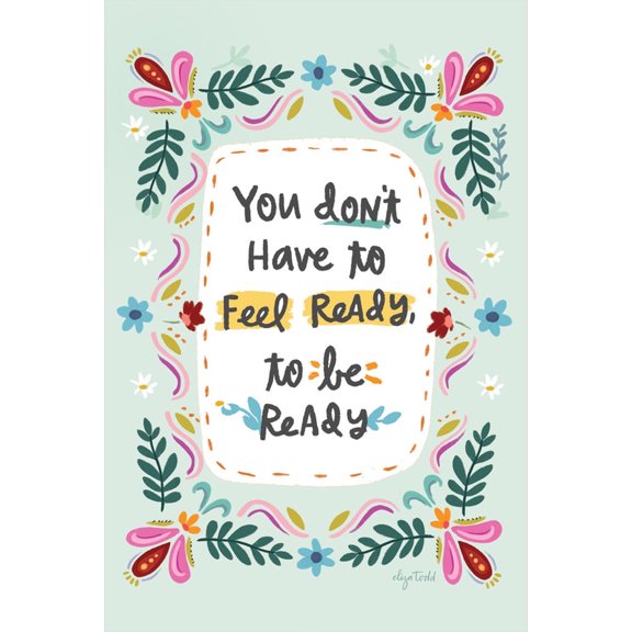 Tree-Free Greetings Just Because Greeting Card 12 Pack, 4x6, Be Ready (FS60293)