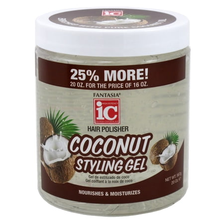 Fantasia Gel 20oz Bonus Coconut (Nourish & Moisturize) (Pack of 3)