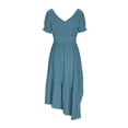thumbnail image 3 of Afdoent Women's Dresses Bohemian Flowy Maxi Dress For Elegant Holiday Beach Casual With Comfortable Soft Fabric Travel Outfits, 3 of 3