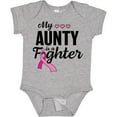 thumbnail image 3 of Inktastic Breast Cancer Awareness My Aunty is a Fighter Boys or Girls Baby Bodysuit, 3 of 5