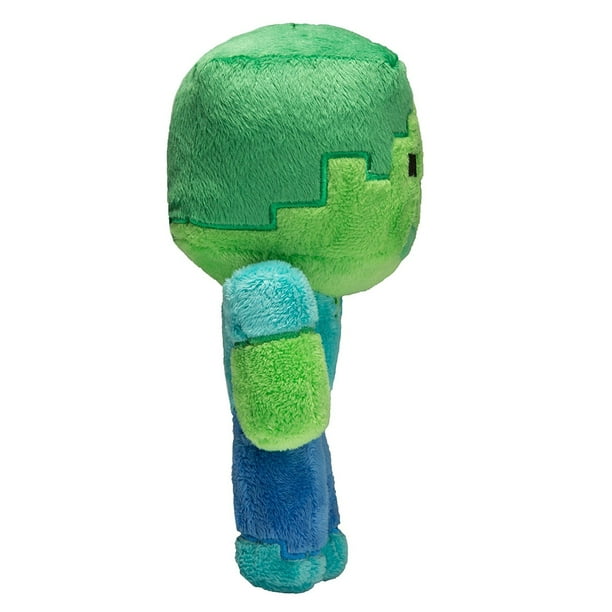 JINX Minecraft Baby Zombie Plush Stuffed Toy Multi Colored 8.5