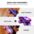 thumbnail image 4 of DECORNIJIA 1 Set Quick Stop Stability Brake Block 4.7X3.6X3.4CM For Roller Skaters, 4 of 8