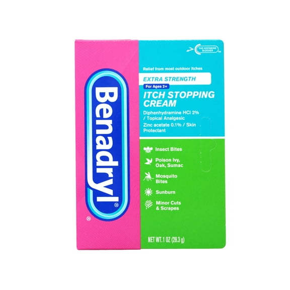 Benadryl Extra Strength Itch Stopping Cream, 1 oz