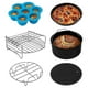 thumbnail image 1 of 6Pcs Air Fryer Accessories for Dual Air Fryer, Multi-Layer Dehydrator Rack with 4 Barbecue Sticks, 1 of 5