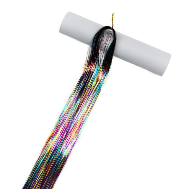 Extensiones De Cabello Extensiones de cabello con lentejuelas de colores (paquete de 1) para fiestas y festivales de música. JASKFLY