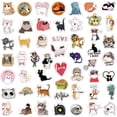 thumbnail image 3 of Paquete de pegatinas Cute Cat Anime, vinilo impermeable, 50 unidades, 3 of 3
