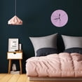thumbnail image 3 of Wall Clocks Lilac LAVENDER Decorative for Living Room Kitchen Home Bedroom, 3 of 5