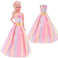 thumbnail image 1 of Vestido de muñeca vestido largo temperamento dulce vestido informal L288, 1 of 4